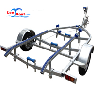 Stainless Steel semi boat trailer