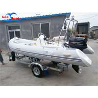 Rigid-hulled inflatable boat