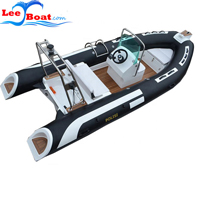  70hp Inflatable Fishing Boat Rigid Hull/Hypalon Rib Boat Center Console