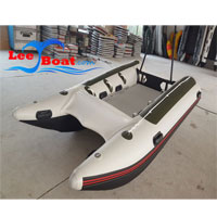 13.5' High speed inflatable catamaran boat 