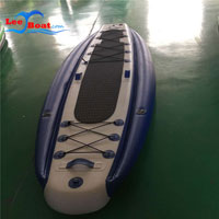 Inflatable fishing paddle board