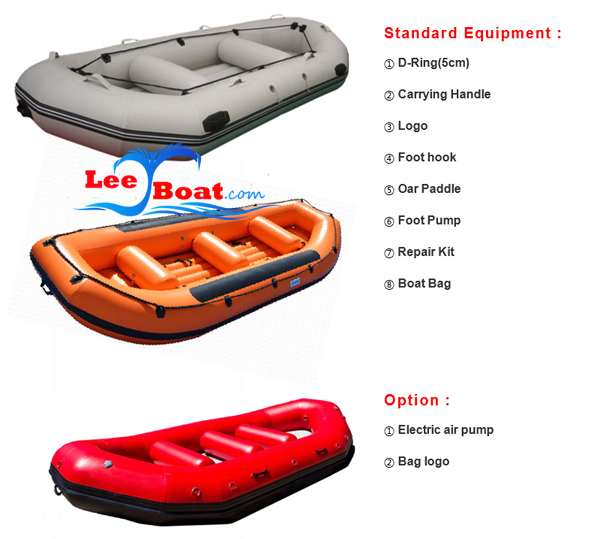 White River Raft Fishing Boat Specification