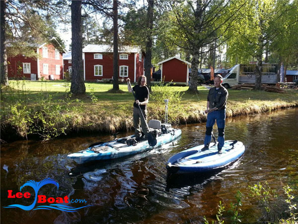 Fishing Paddlbe board with air tubes